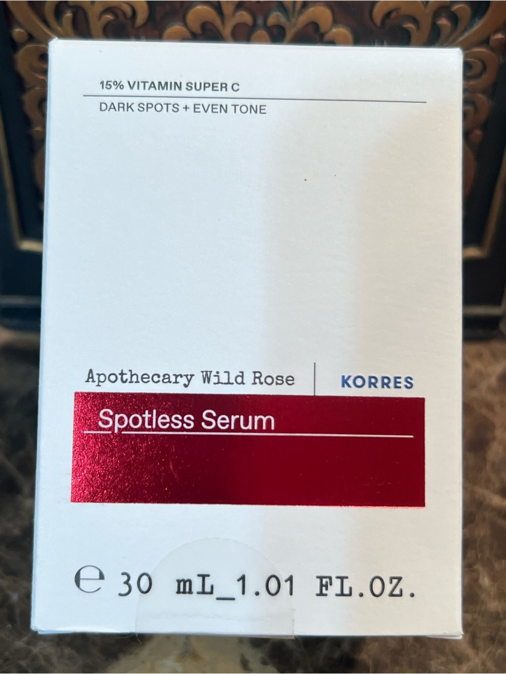 KORRES-Apothecary Wild Rose-Spotless Serum-30ml-New Sealed Pkg